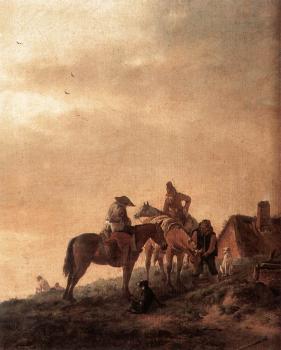Philips Wouwerman : Rider's Rest Place